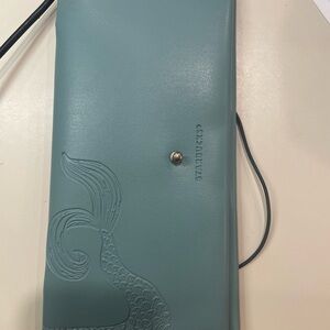 Starbucks Teal Embossed Wallet